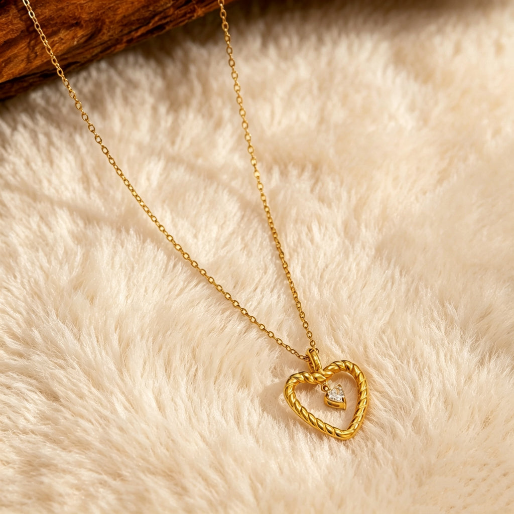Interlocking Hearts Necklace