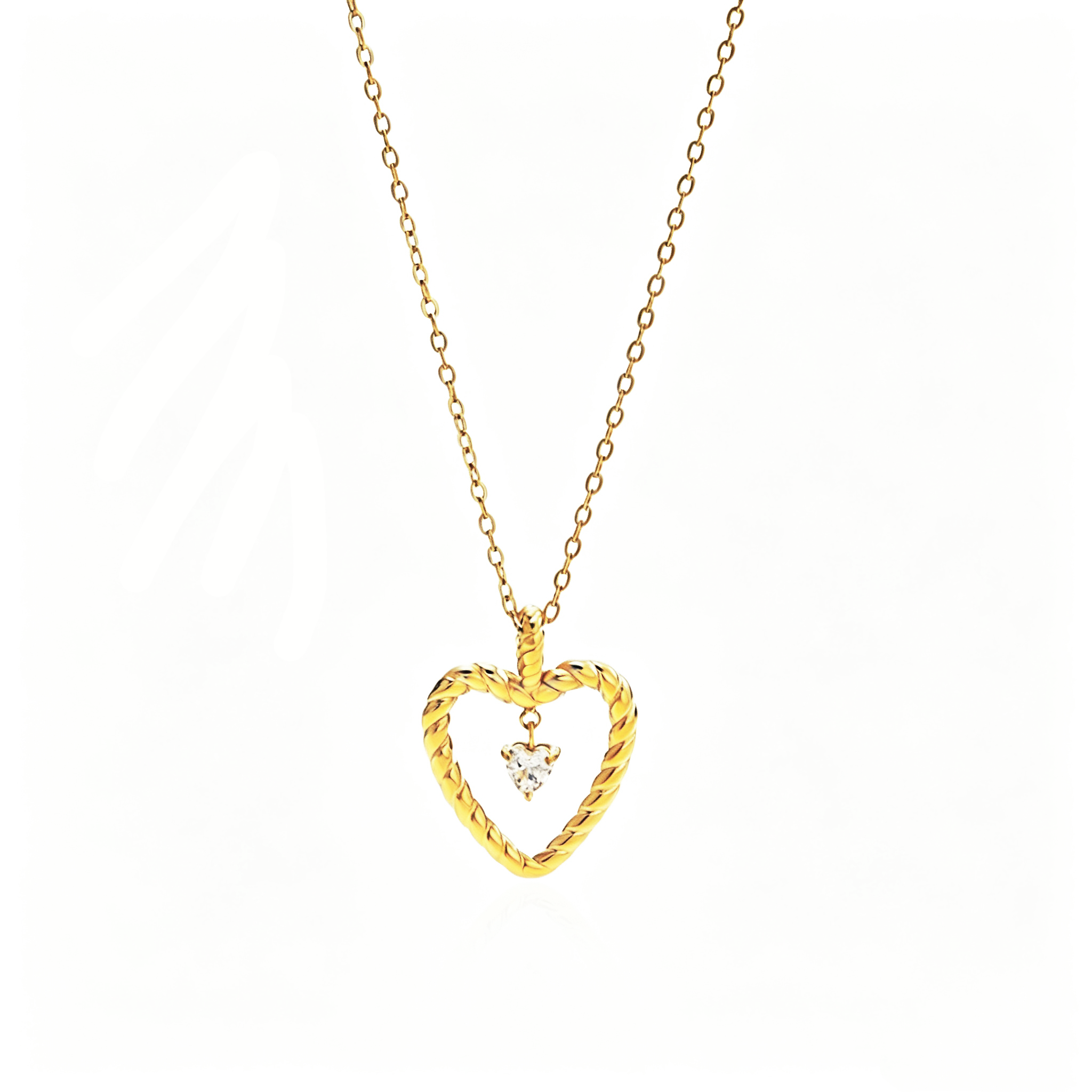 Interlocking Hearts Necklace
