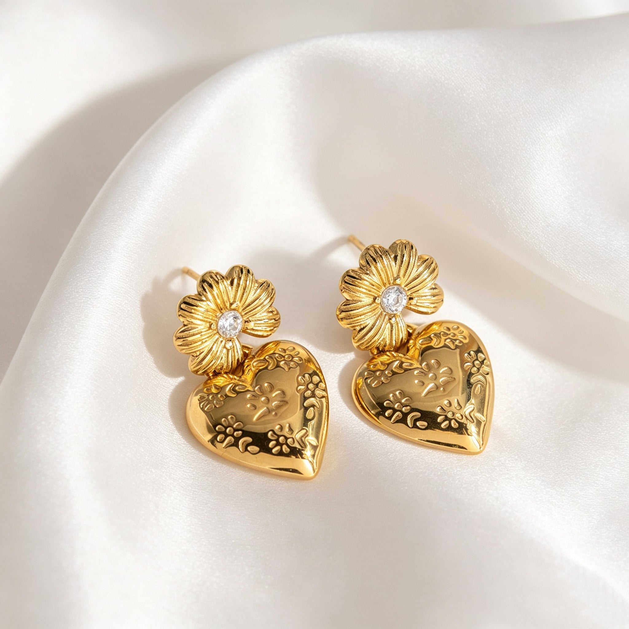 Vintage Pattern Heart Set
