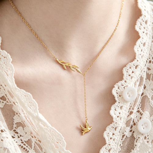 Bird & Tree Jewelry Set