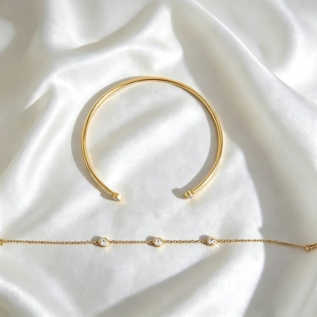 Simple Two-Piece Bracelet Set