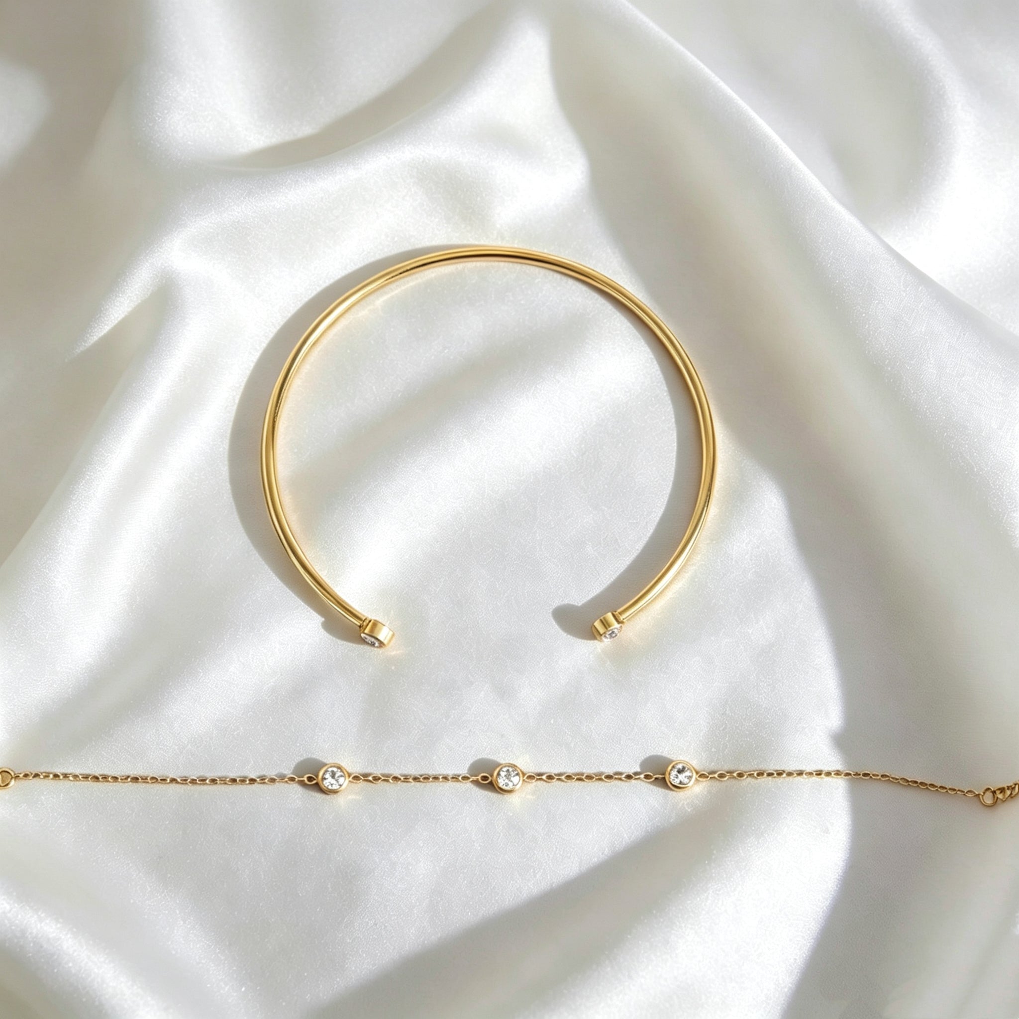 Simple Two-Piece Bracelet Set