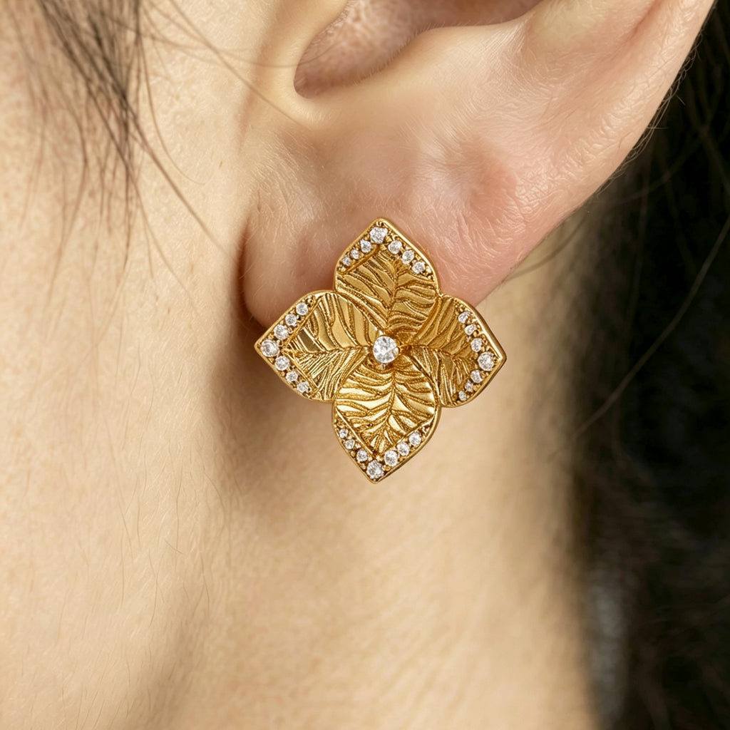 Simple Floral Earrings
