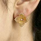 Simple Floral Earrings